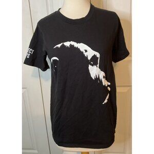 Project Chimps Chimp Black Organic Cotton Tee Shirt Size Small New Made USA